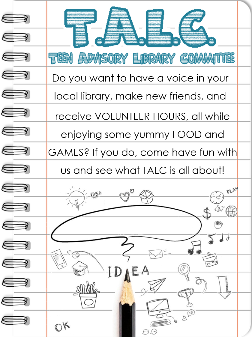 Join the Teen Advisory Library Committee!